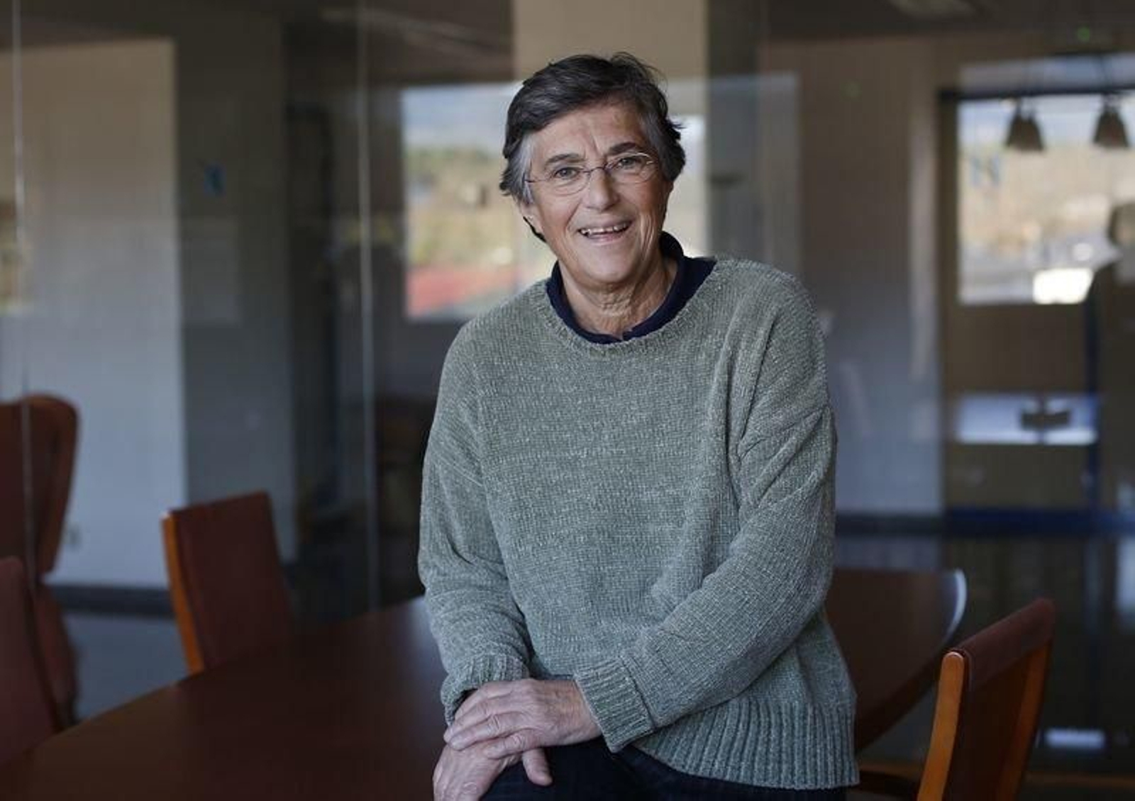 Guillermina Agulla, en su despacho del hospital (XESÚS FARIÑAS).