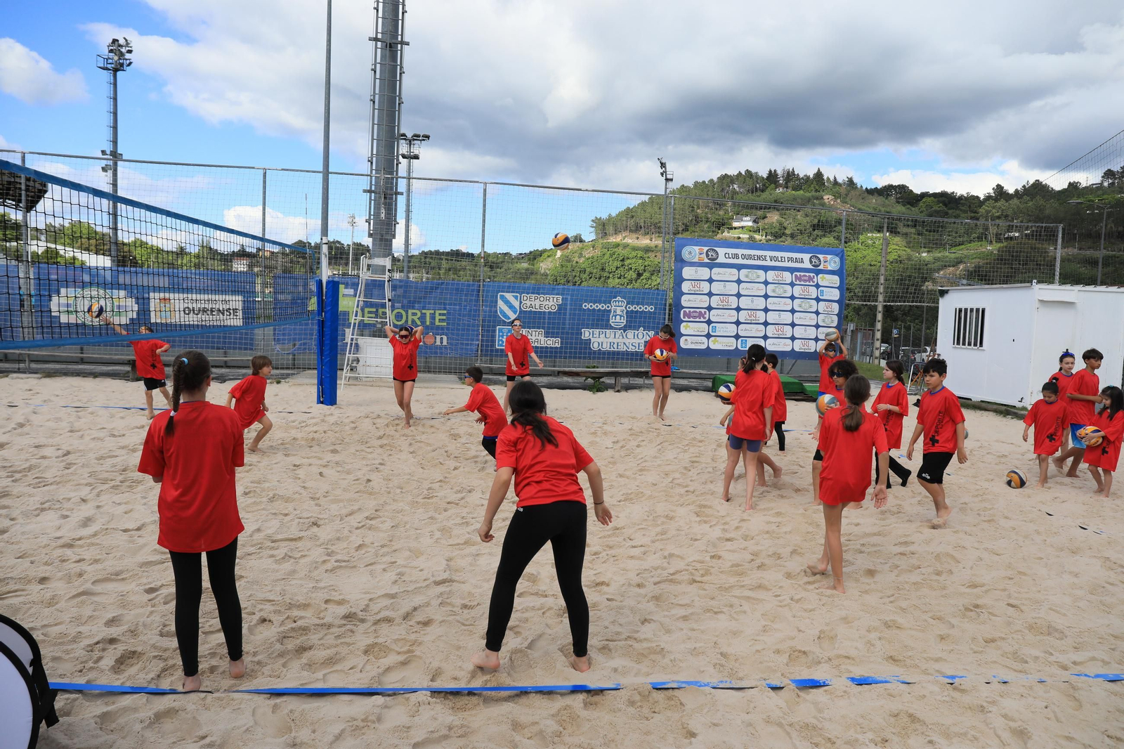 La arena de Oira, punto de encuentro de otra actividad Más Deporte La Región