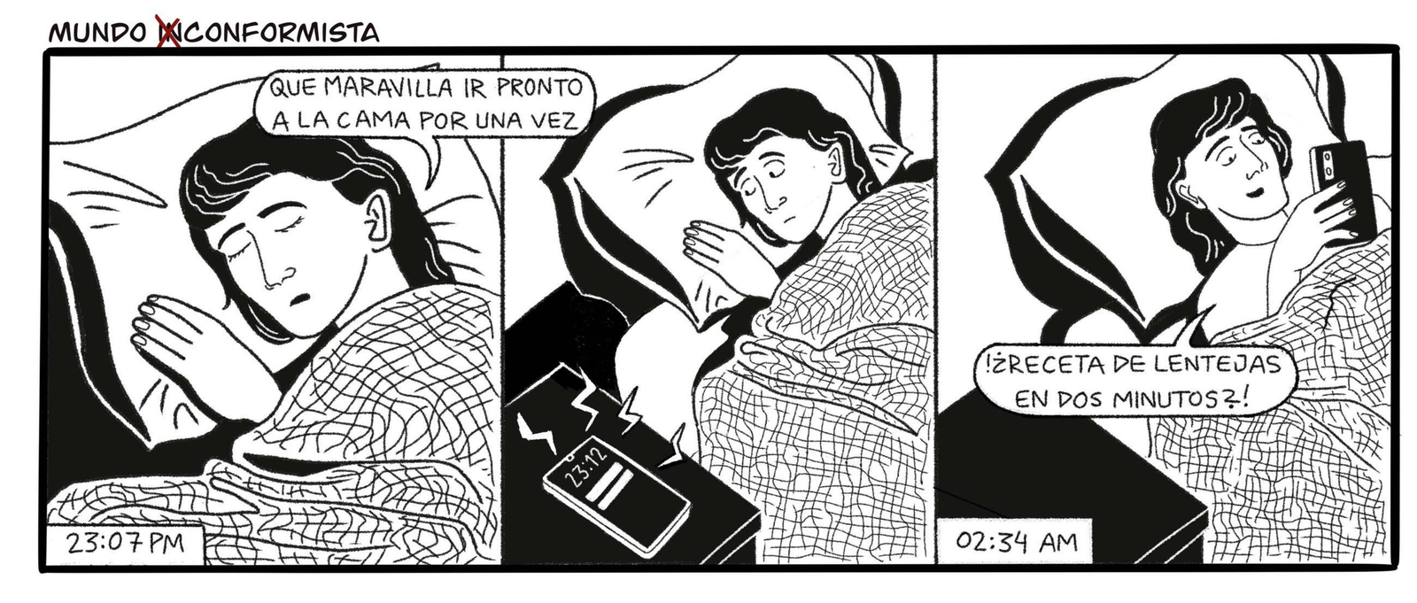 Tiras gráficas en enero de 2026: Mundo (in)conformista, por @txarka.ilustración