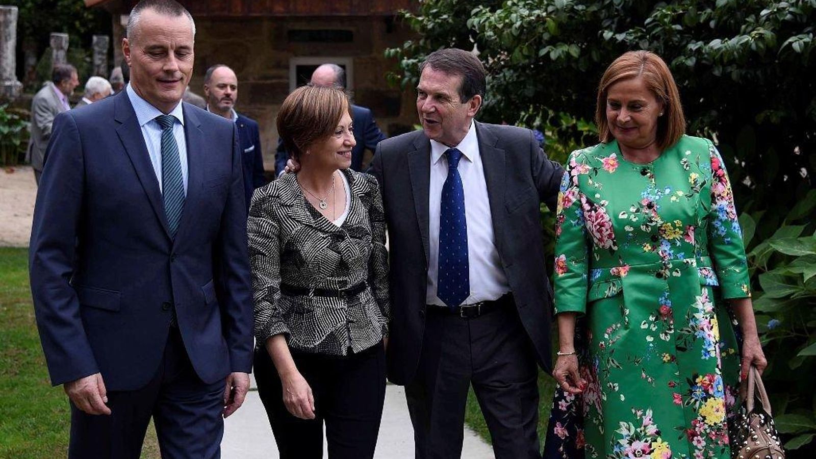Jorge Cebreiros, Elena Espinosa, Abel Caballero y Carmela Silva.
