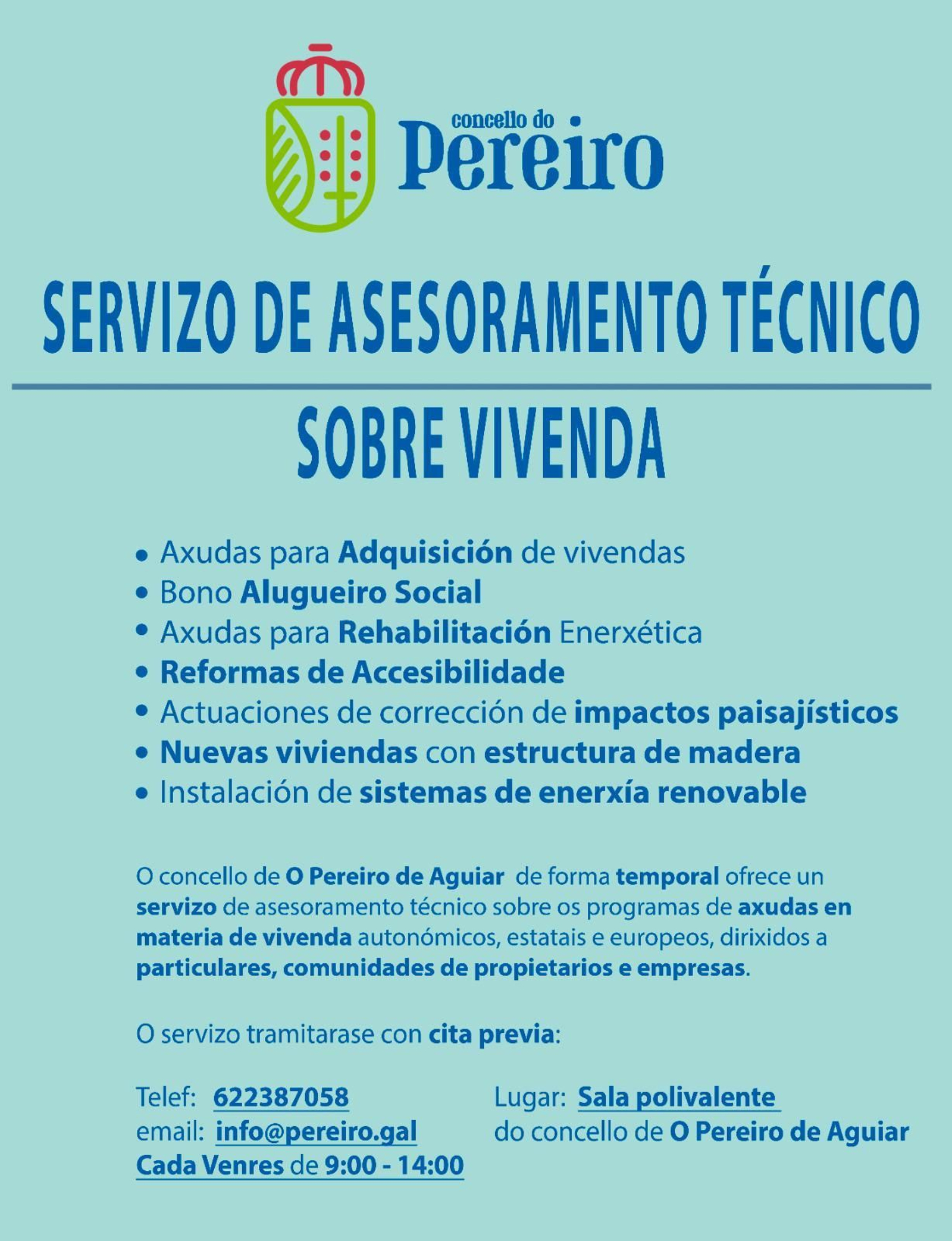 Asesoramento técnico sobre vivenda