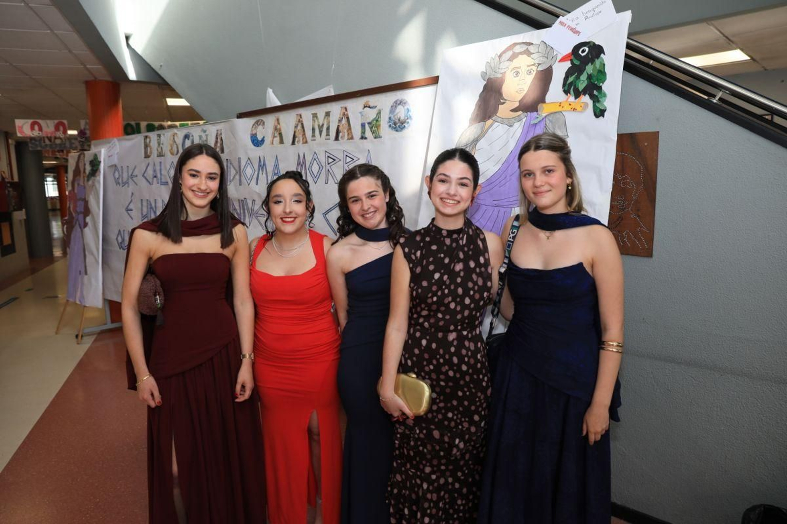 Clara, Uxía, Antía, Noa y Diana.