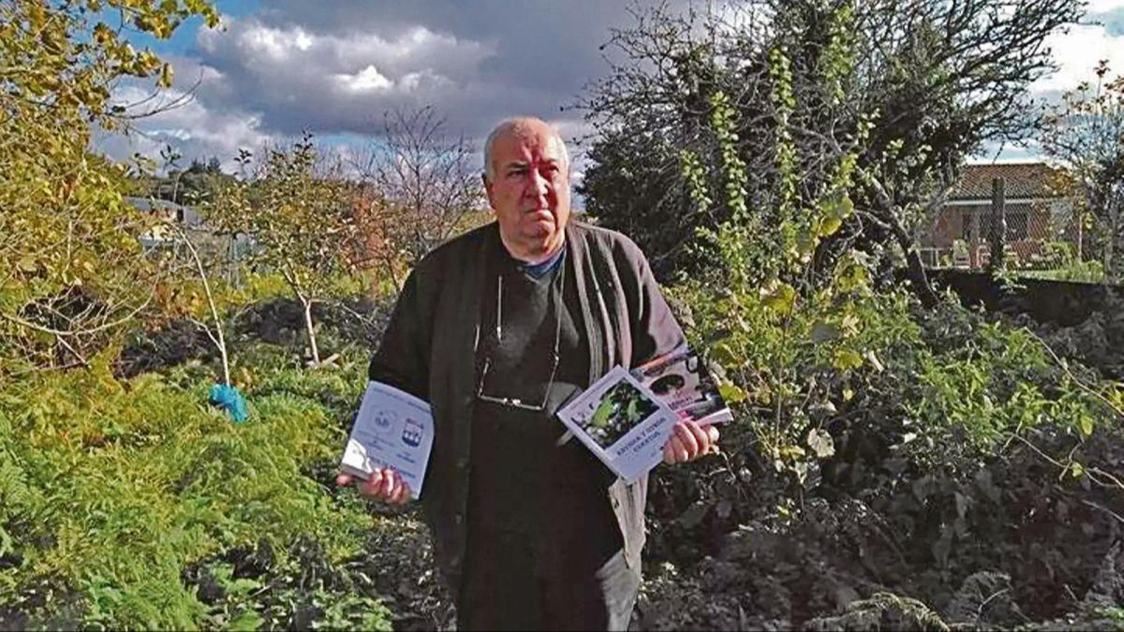 El escritor José Rodríguez, más conocido como “Pepe da Vella-Santiaguiño”.
