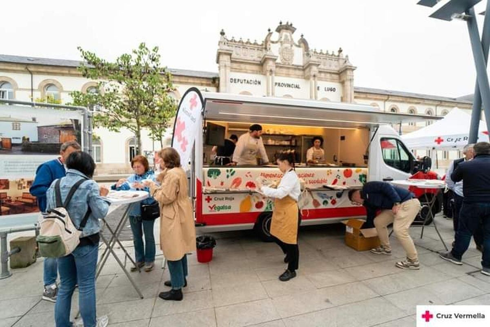 La campaña de la Cruz Roja también se desarrolló en Lugo.