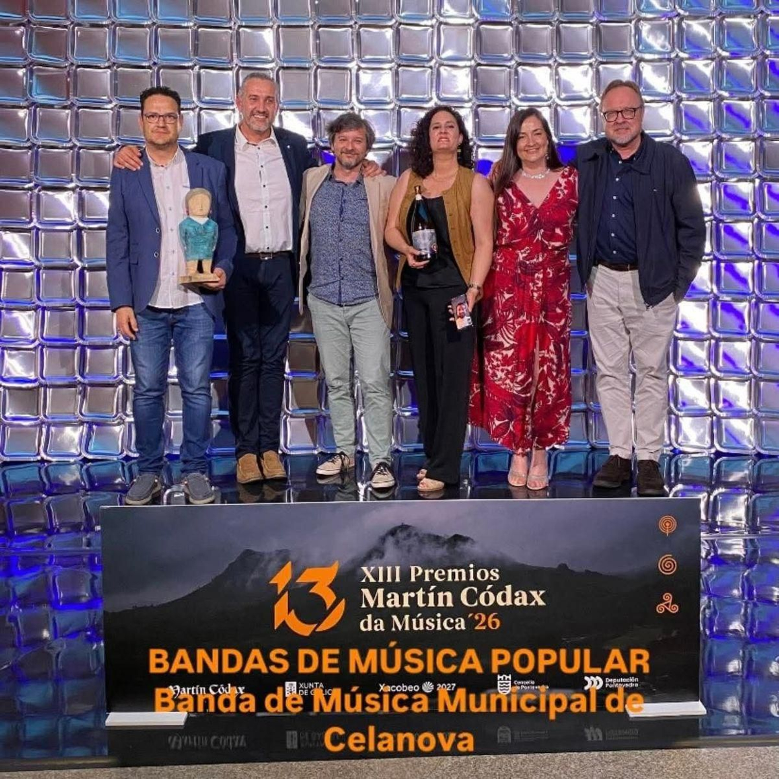 Na gala dos premios Martín Códax.