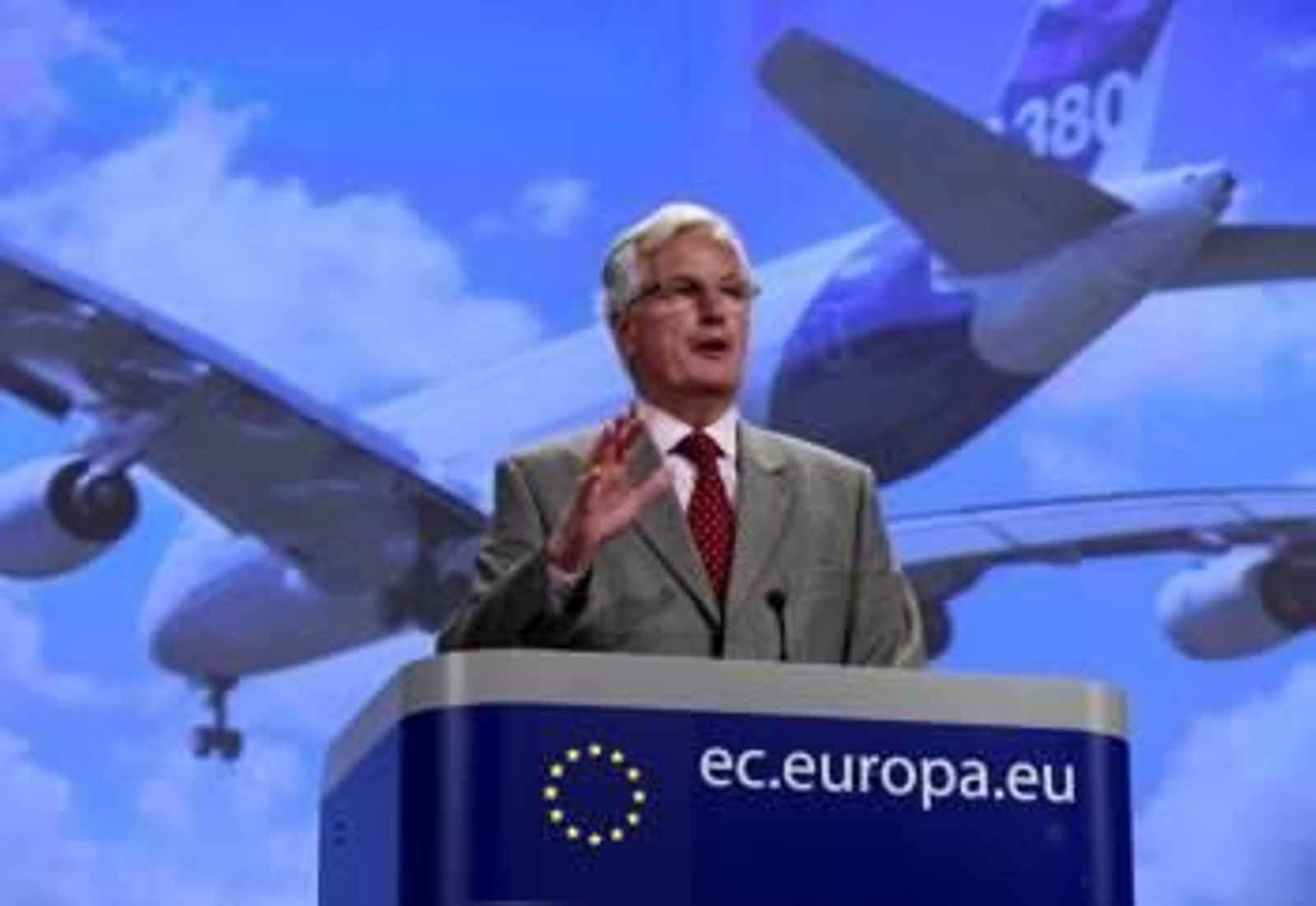 El comisario europeo de Mercado Interior, Michel Barnier. (Foto: OLIVIER HOSLET)