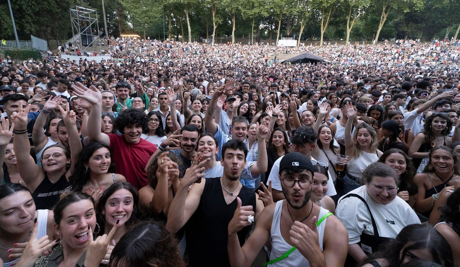 Público en el concierto de Sen Senra.