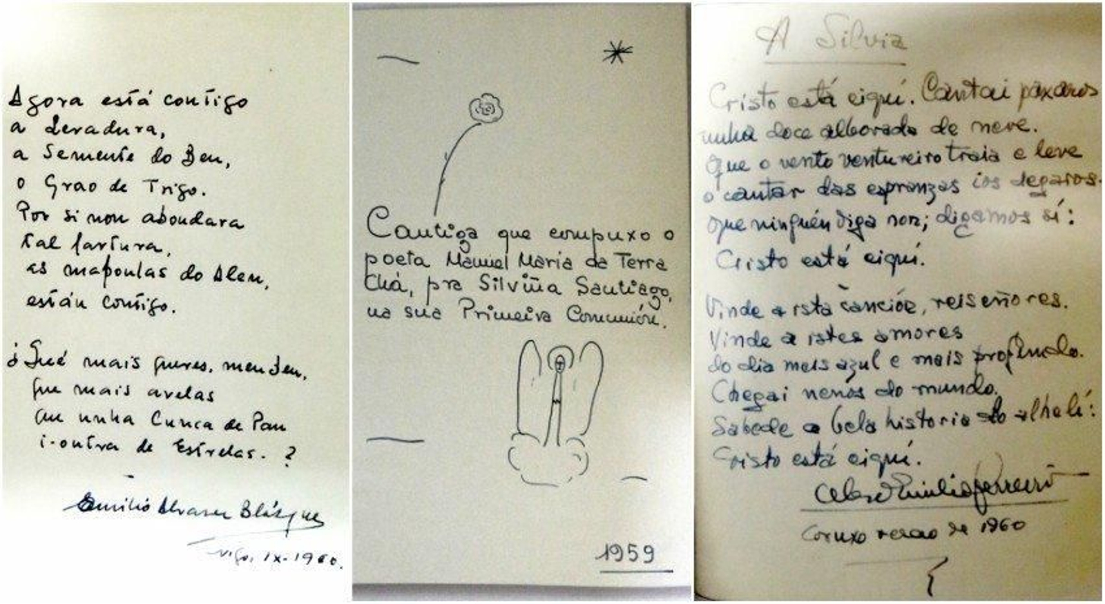 Poemas inéditos de autores como Cela ou Celso Emilio Ferreiro.