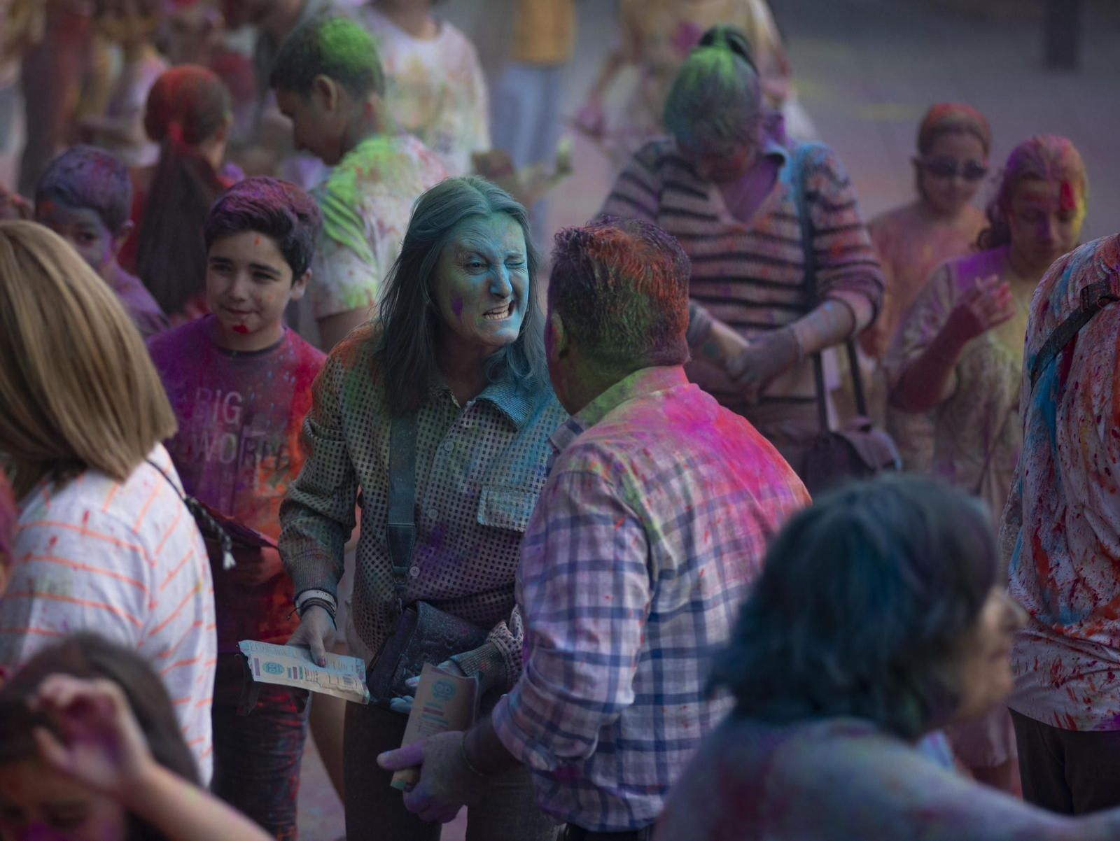 Galería | La fiesta de colores en Xinzo en imágenes