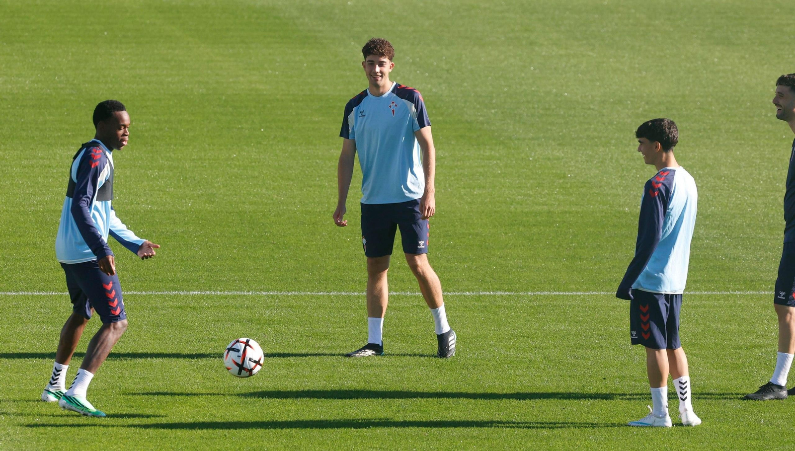 Galería | El Celta se prepara para una gran noche europea ante la Juventus