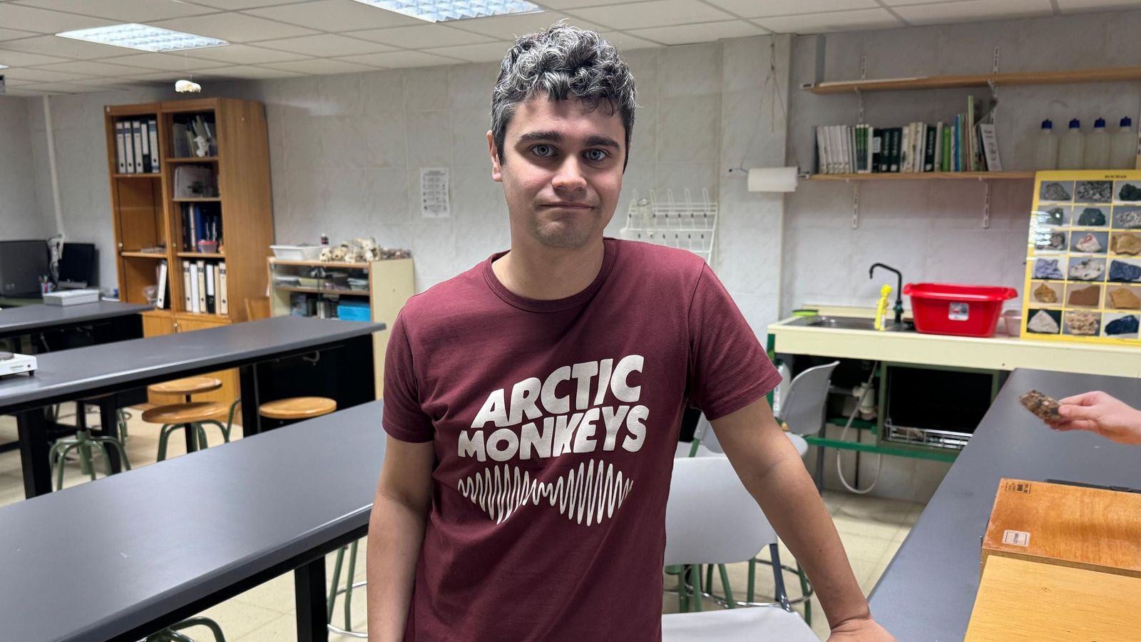 El biólogo verinense Pablo Blanco Penelas, profesor de Biología y Geología en el Chivite.