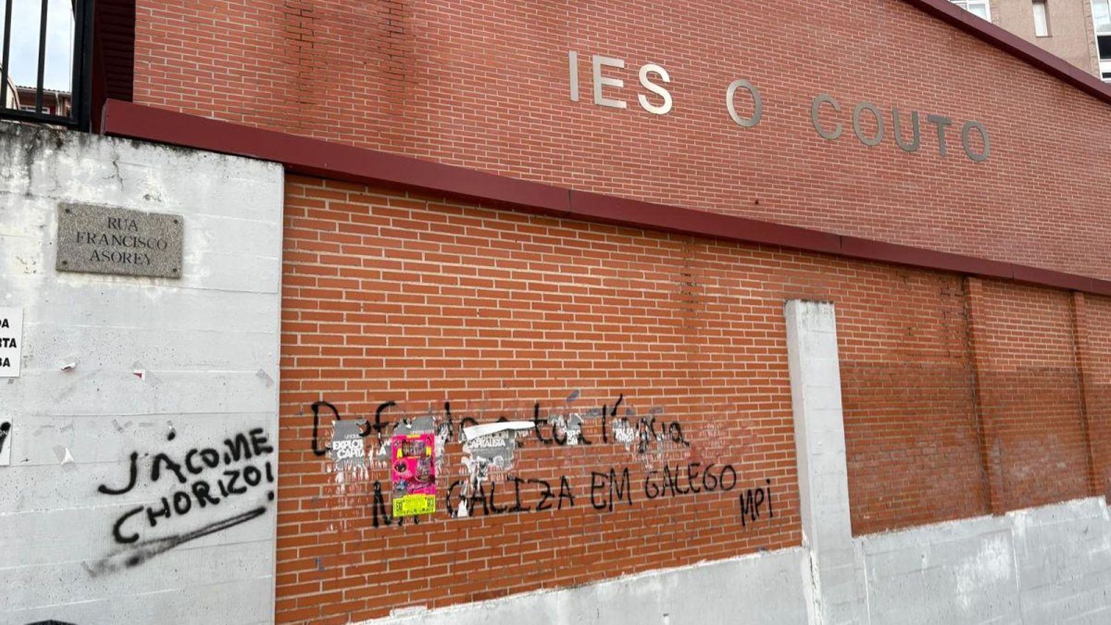 Pintadas y cartelería ilegal