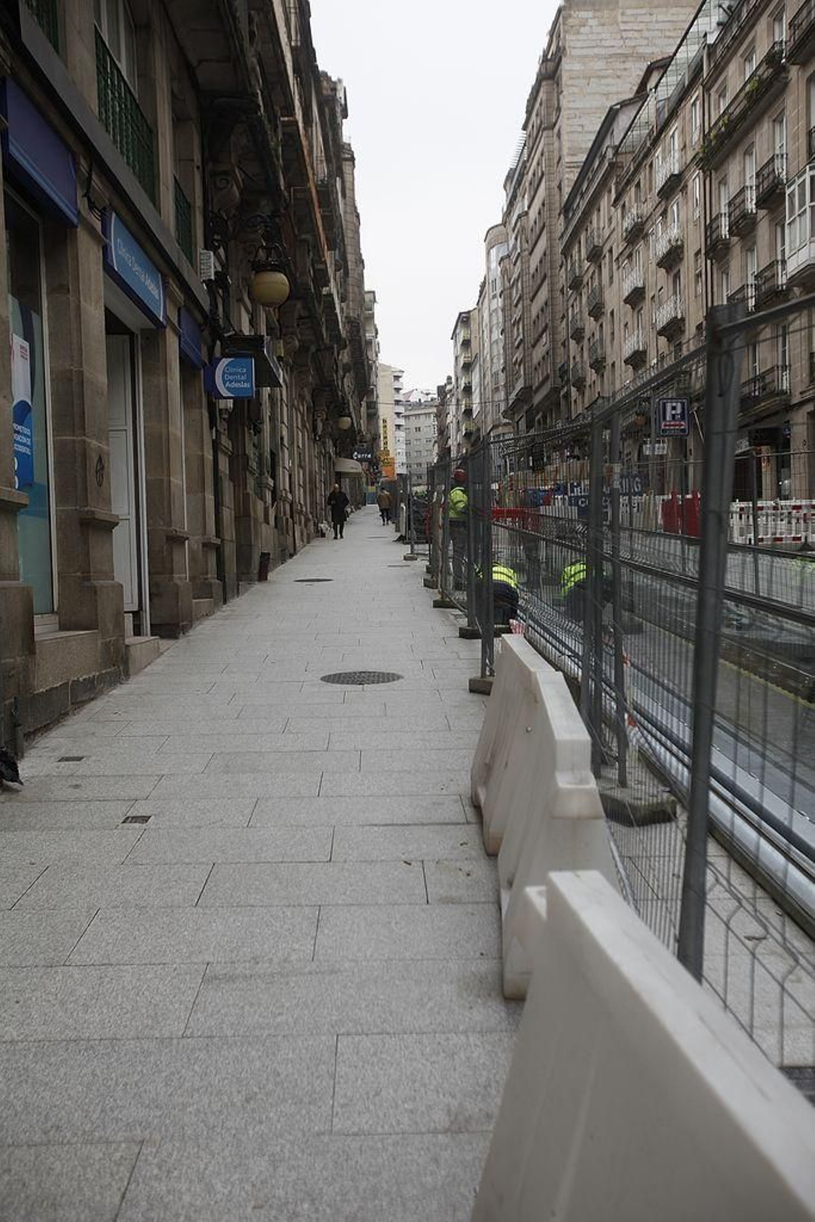 Obra en la rúa Concordia