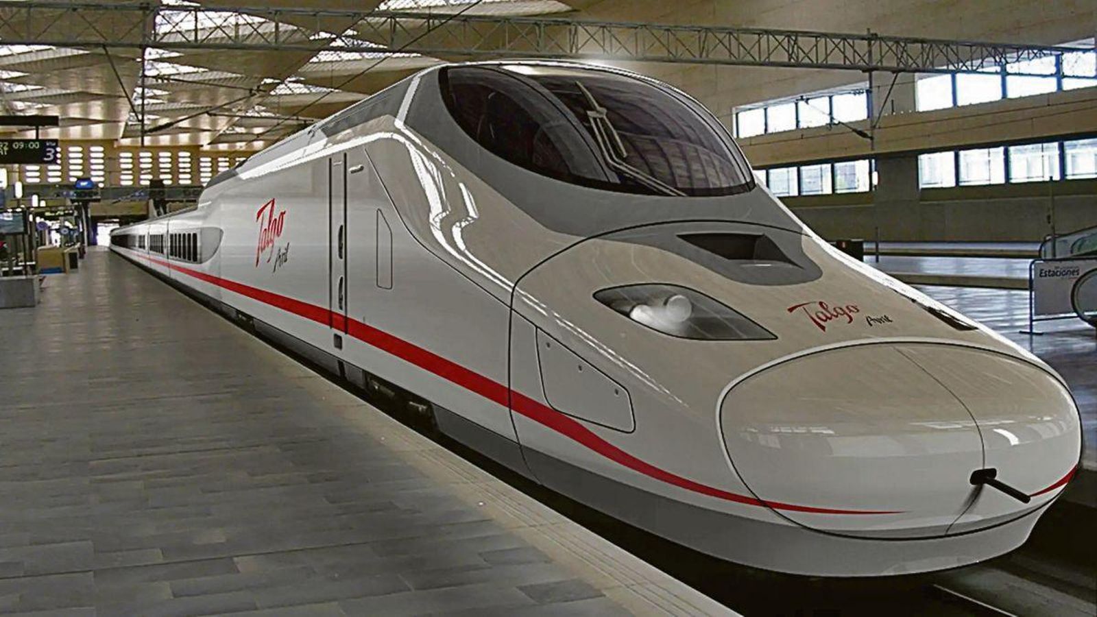 El AVE Talgo Avril, que comenzará en 2024 desde Vigo.