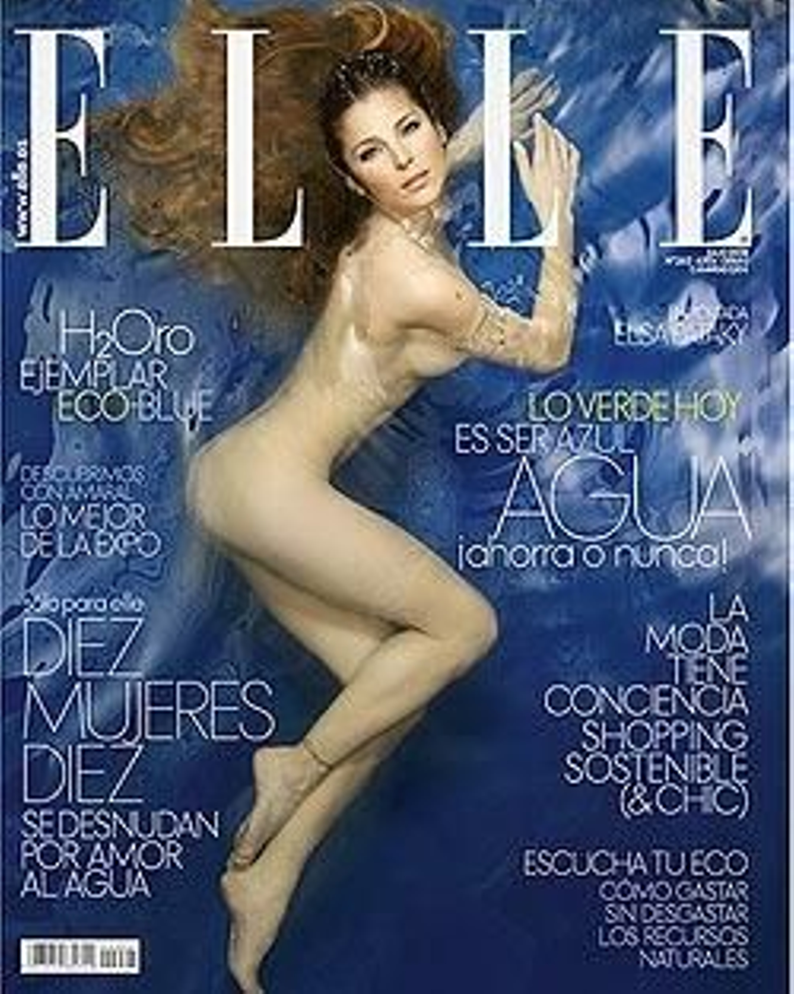 Elsa Pataky, en la portada de la revista.