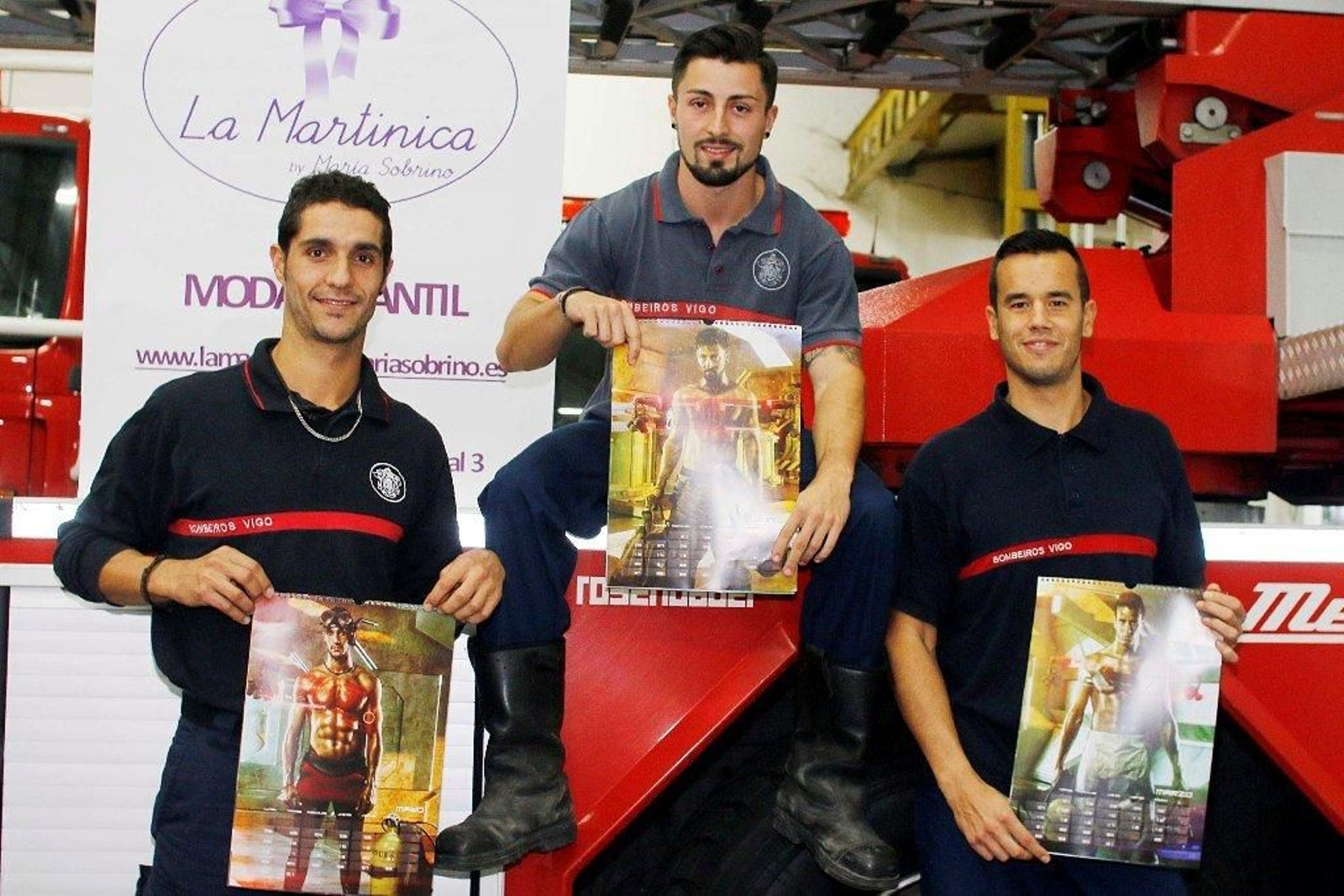 Calendario solidario de los bomberos de Vigo Foto JV Landín 09
