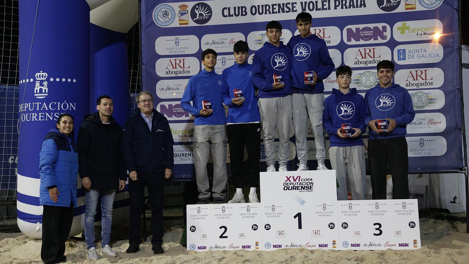 Galería | El voley playa entrega sus reconocimiento a los mejores de la Copa Diputación