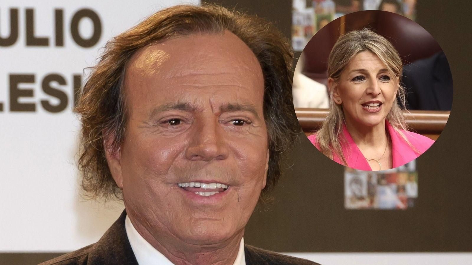 Julio Iglesias demanda a Yolanda Díaz por acusarle de "abusos sexuales" y "esclavitud"