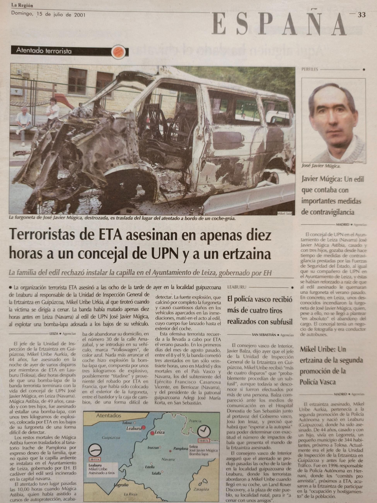15 JULIO 2001
