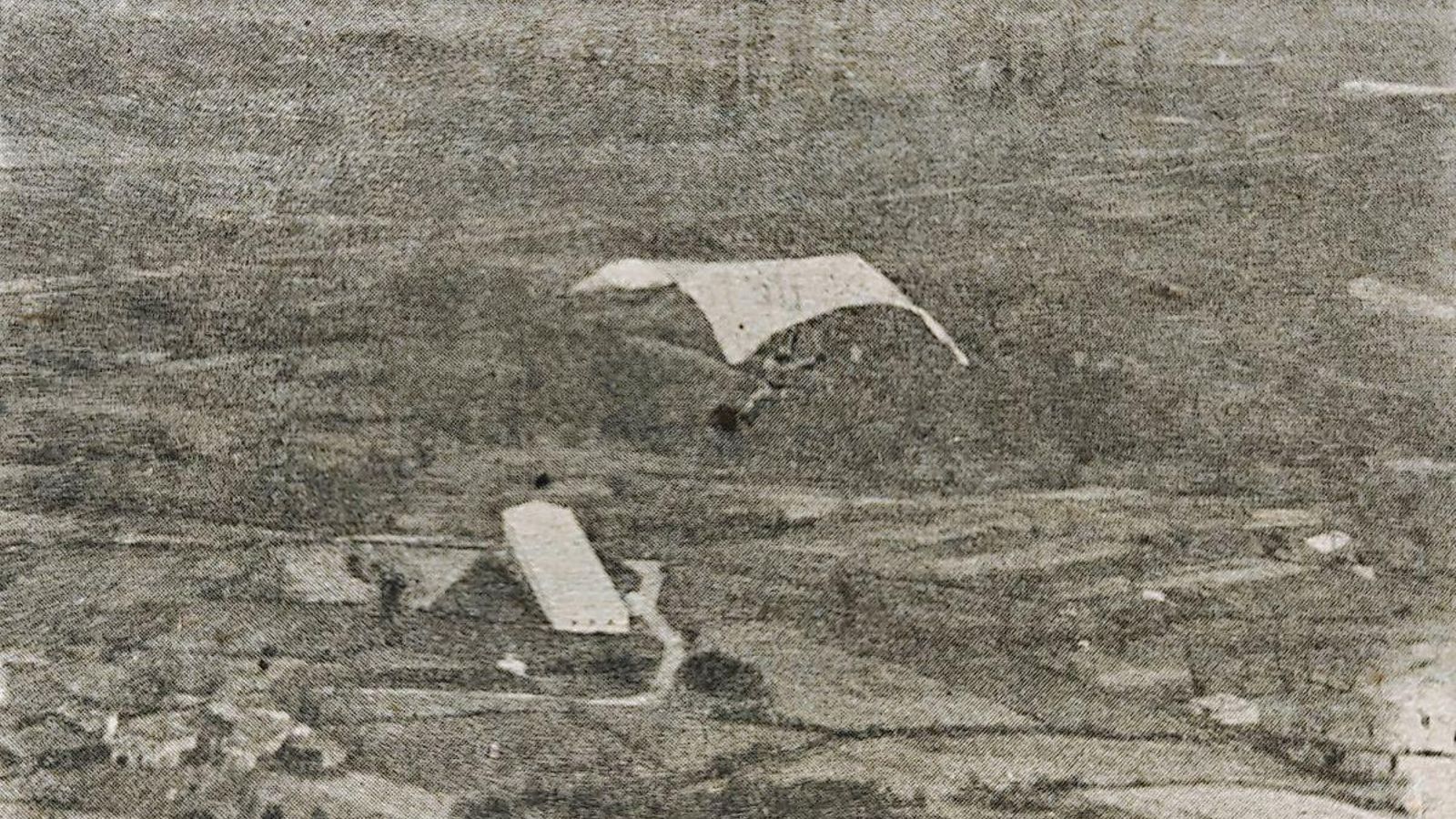 En pleno vuelo sobre el Rodicio.