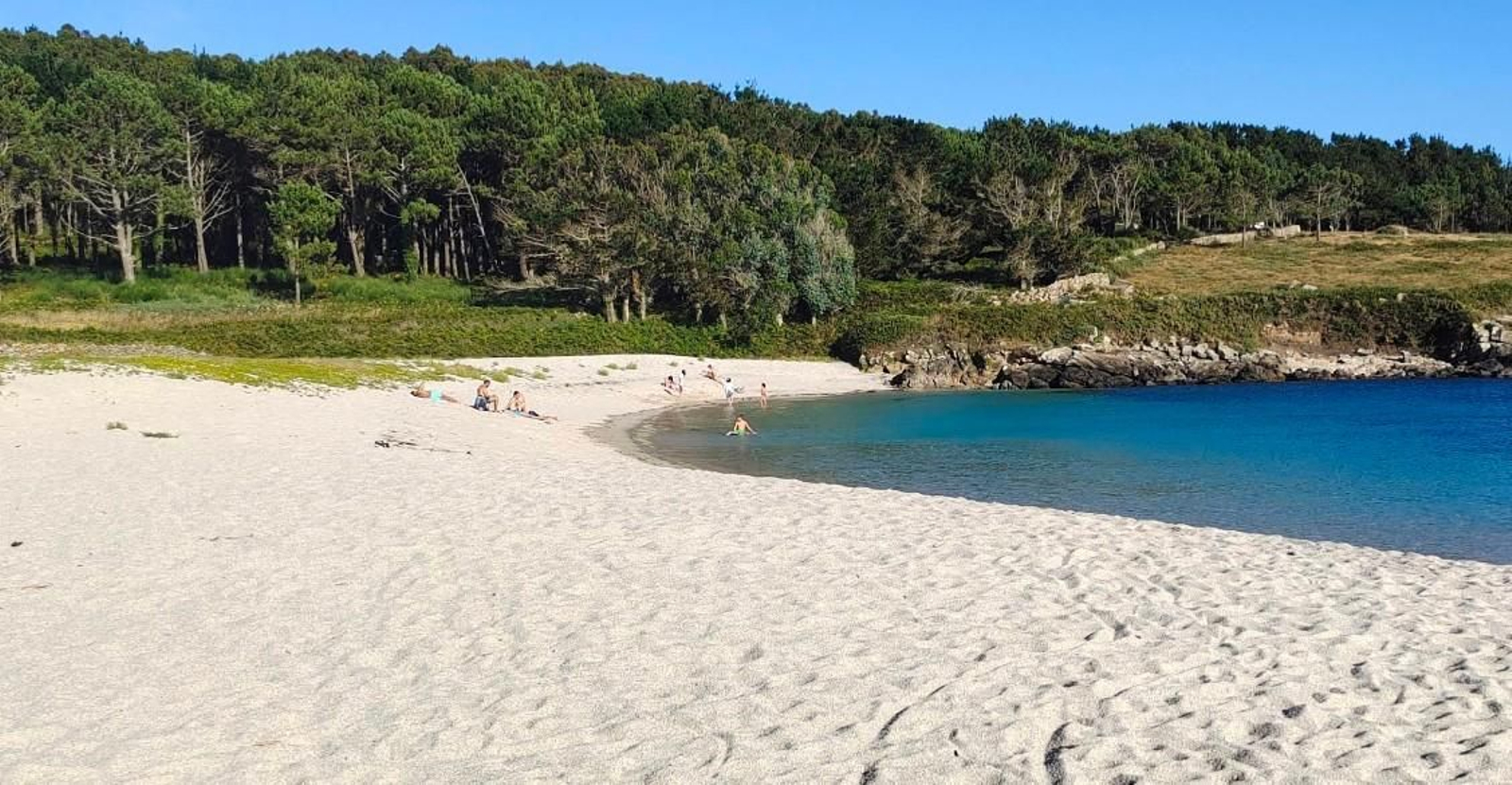 La playa de Lago, en Camariñas, en una imagen de archivo.
