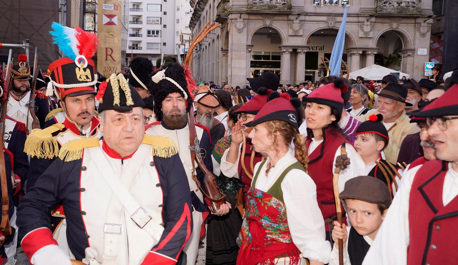 Galería | Vigo revive su heroica Reconquista frente a los franceses