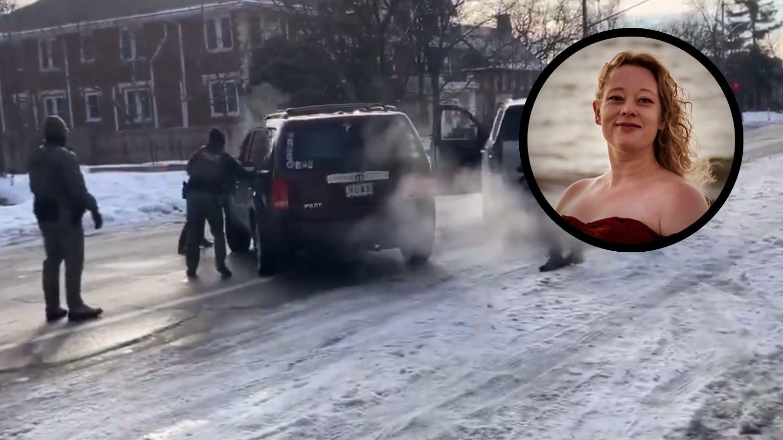 Momento en que se producen los disparos en Minneápolis, EEUU