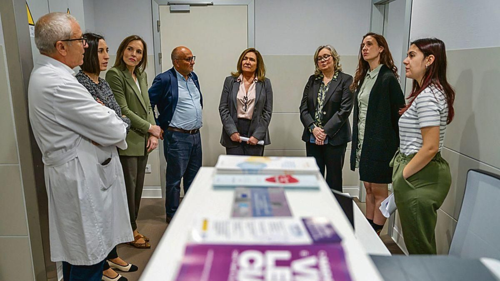 Centro de atención a víctimas de violencia de género en el Hospital Cunqueiro de Vigo.