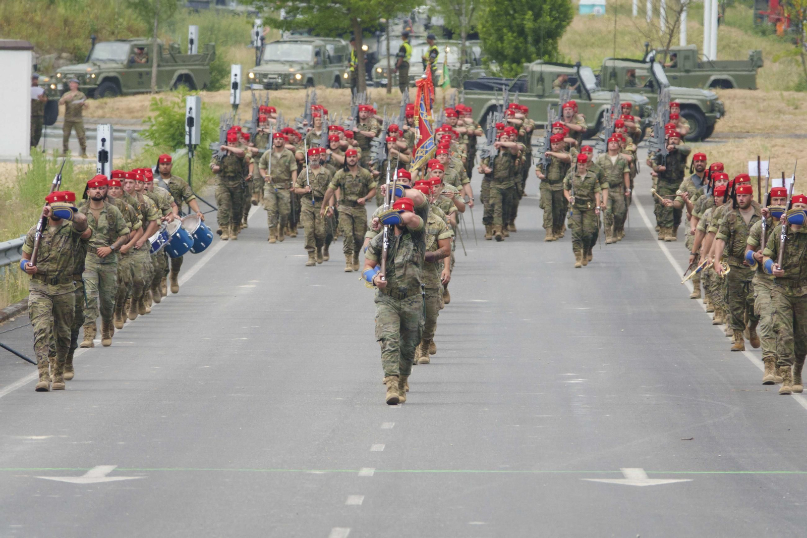 Galería | Ensayos para el acto central del Día de las Fuerzas Armadas en Vigo