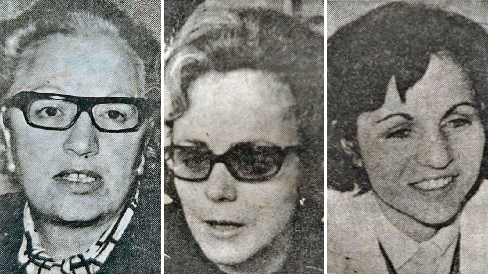 María Martínez Romero, María Moure y Guadalupe Palacios