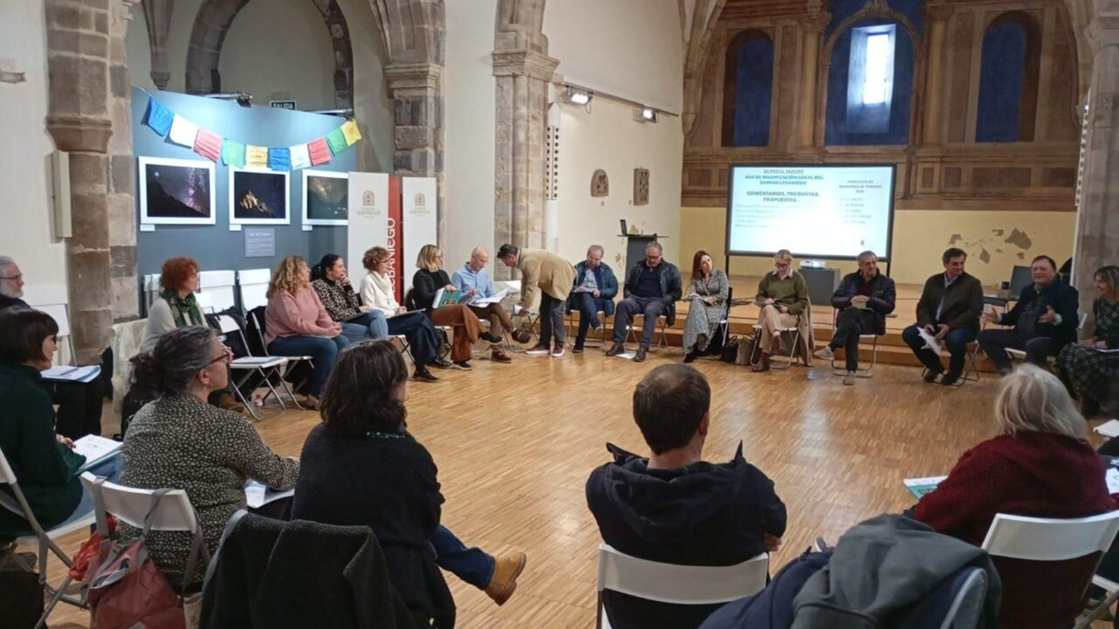 Reunión del grupo en San Vicente de la Barquera