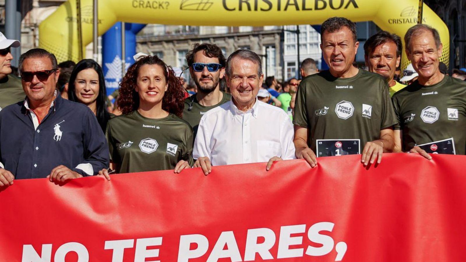 Caballero, Manu Sánchez y Abel Antón abren la carrera.