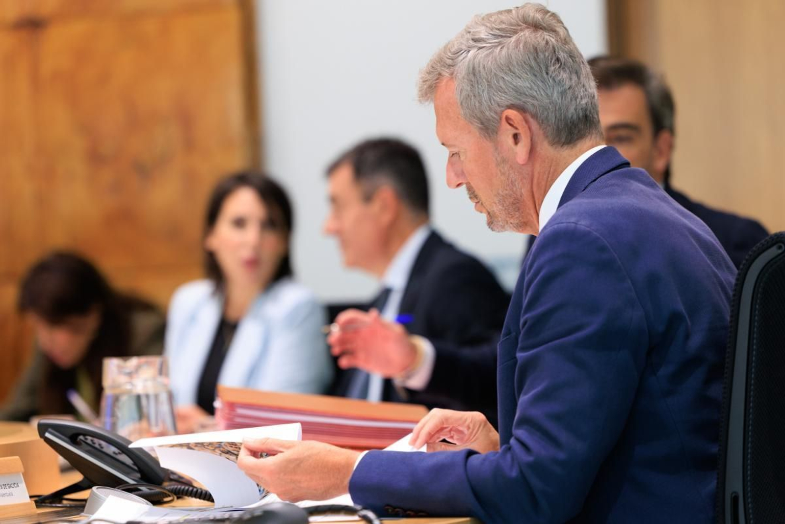 Alfonso Rueda encabeza la reunión del ejecutivo autonómico.