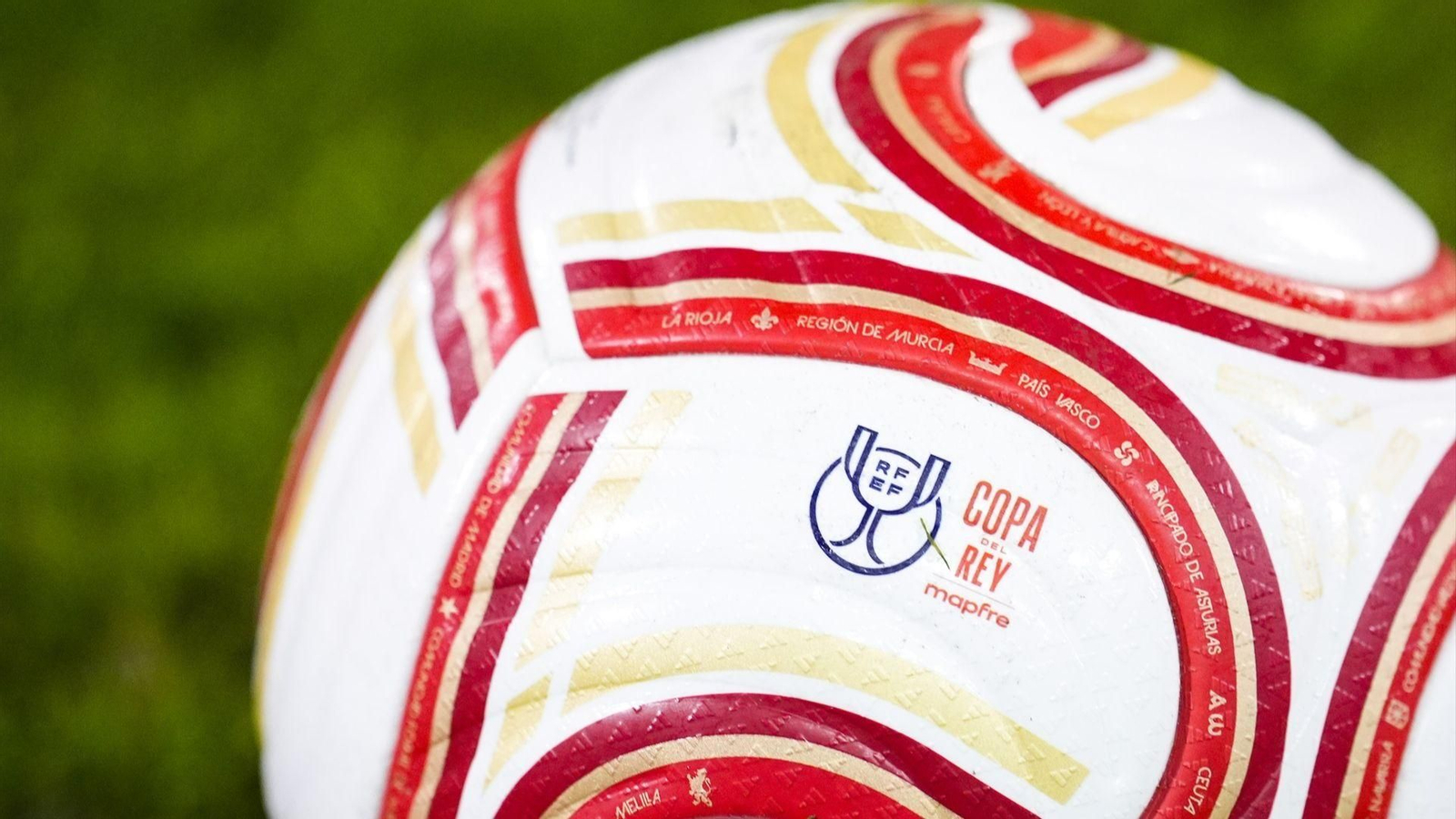 Un balón con el que se disputa la Copa del Rey.