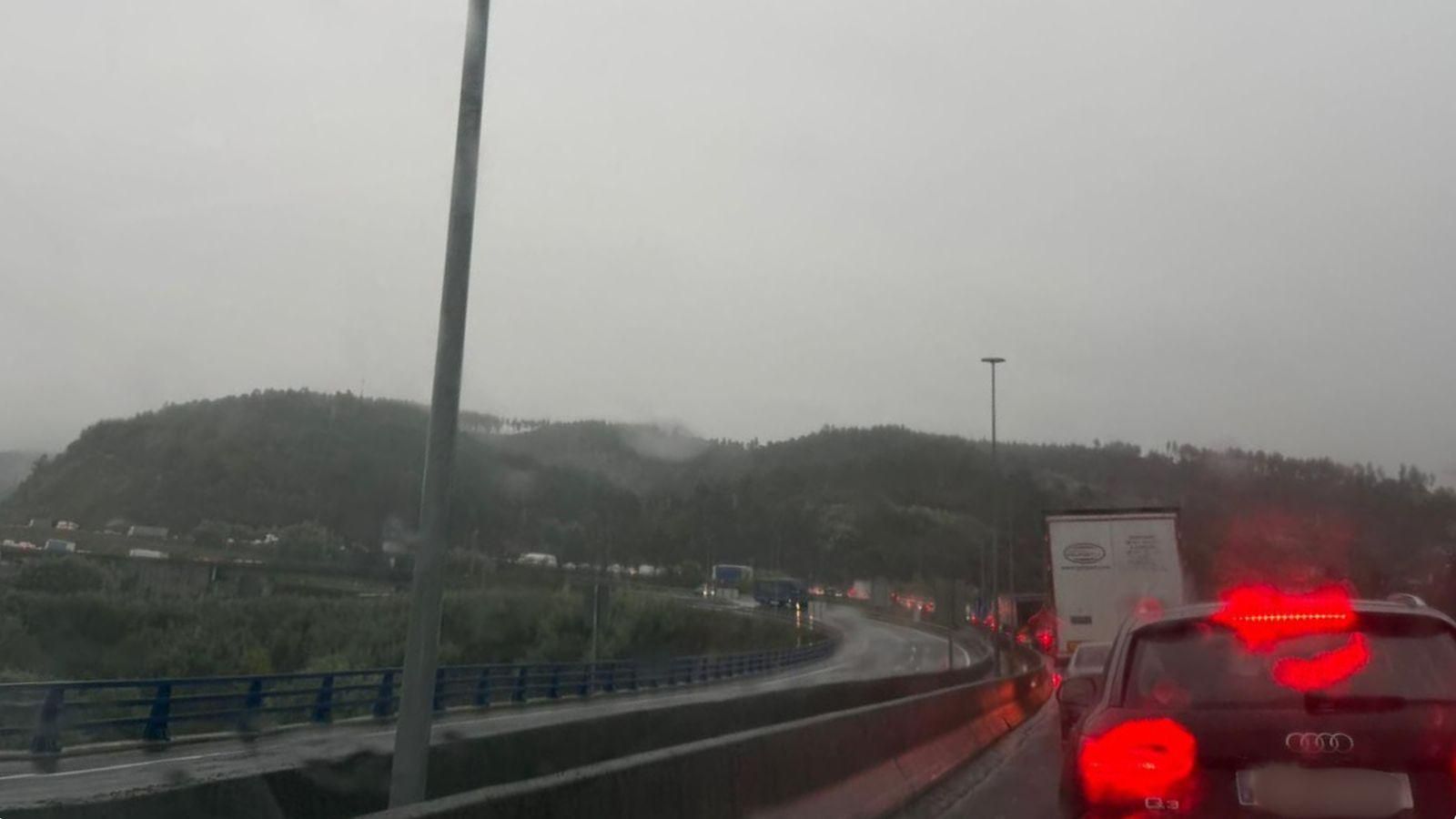 Retenciones casi dos horas después del accidente