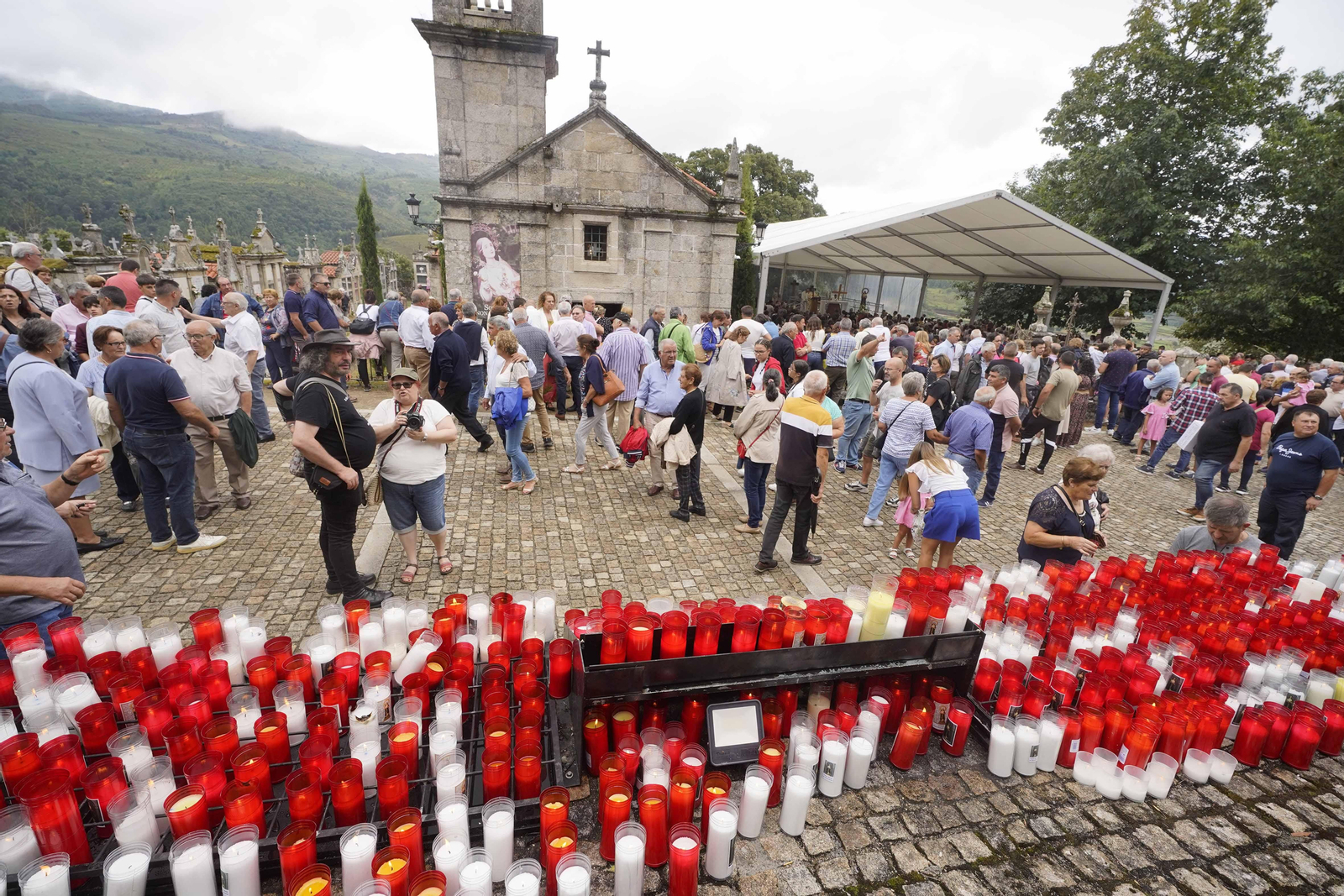 Procesión de Santa Marta de Ribarteme.