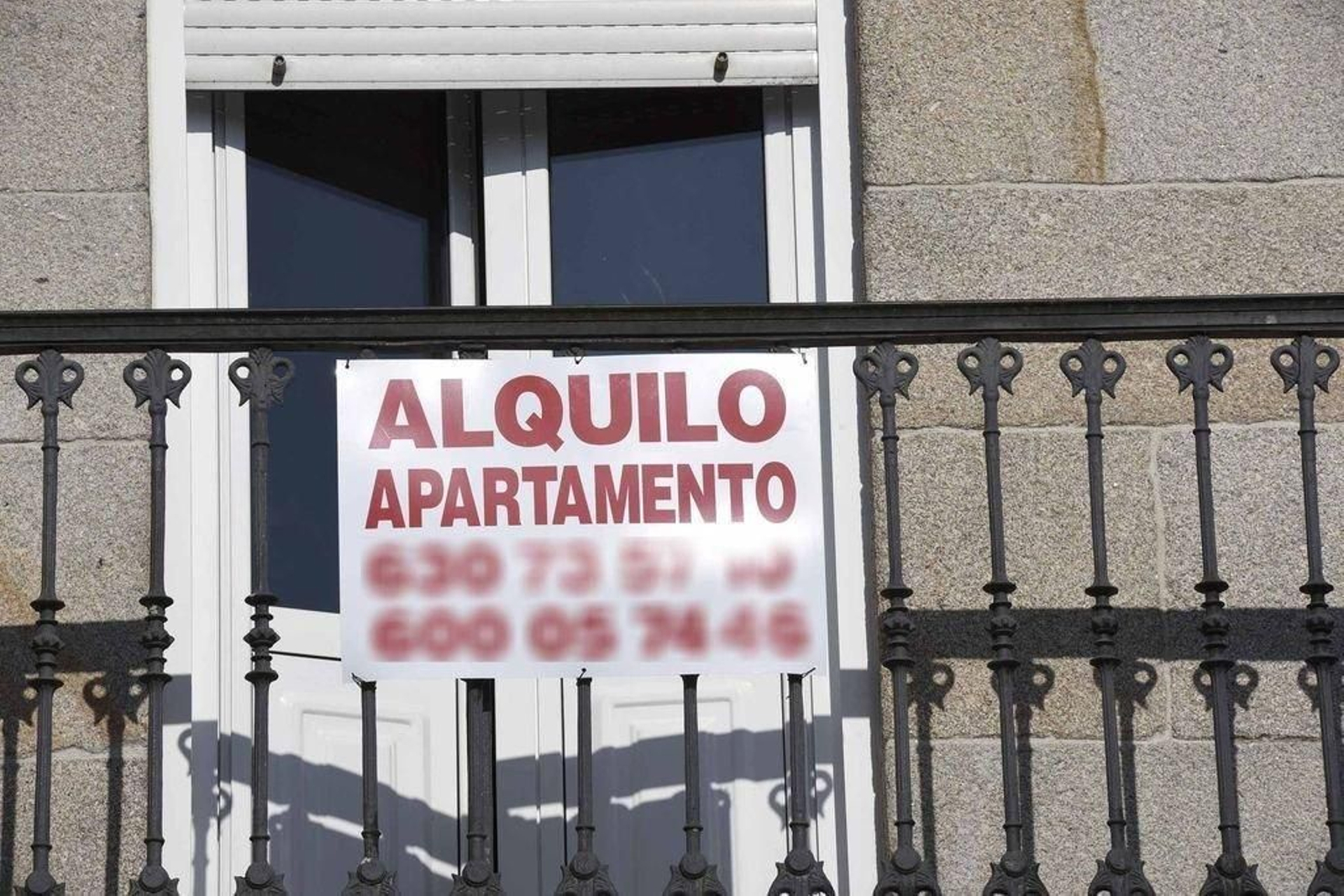 Un apartamento en alquiler.