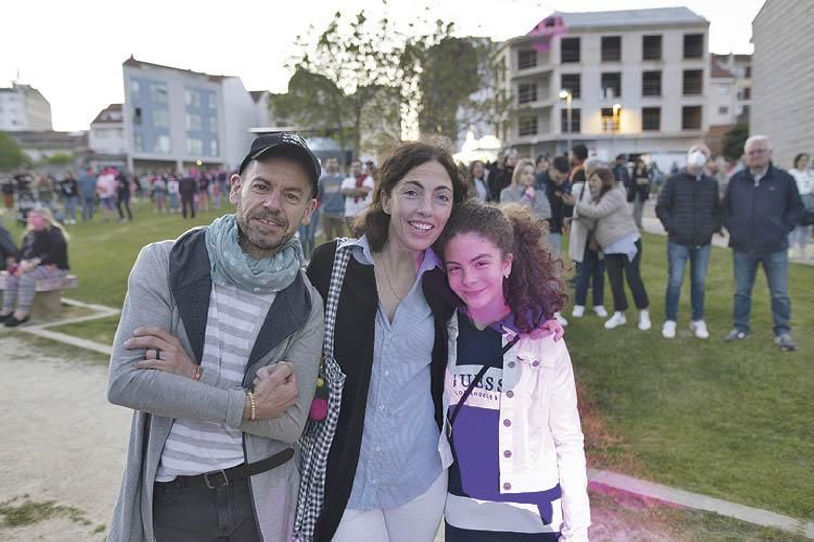 Manuel, Patricia y Lena.