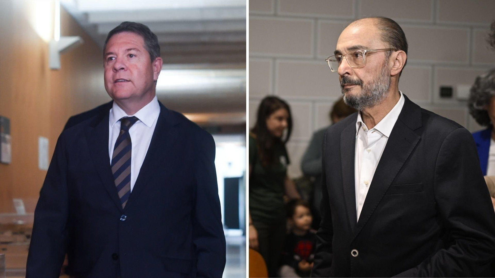 Emiliano García-Page y Javier Lambán.