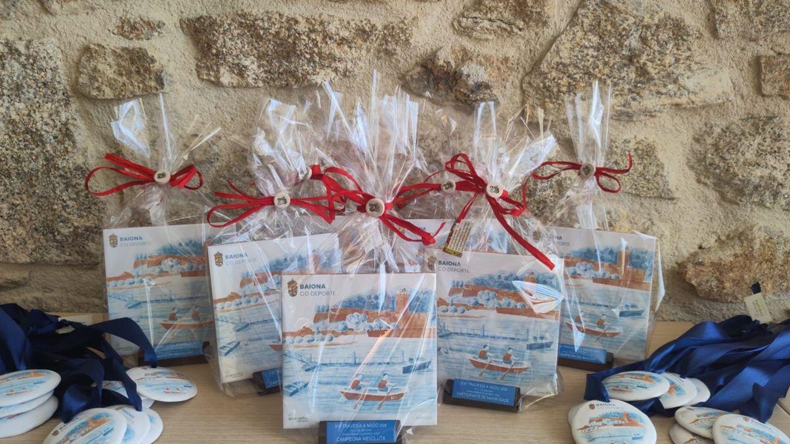 Trofeos creados por Avelaiña en colaboración con Papelier.
