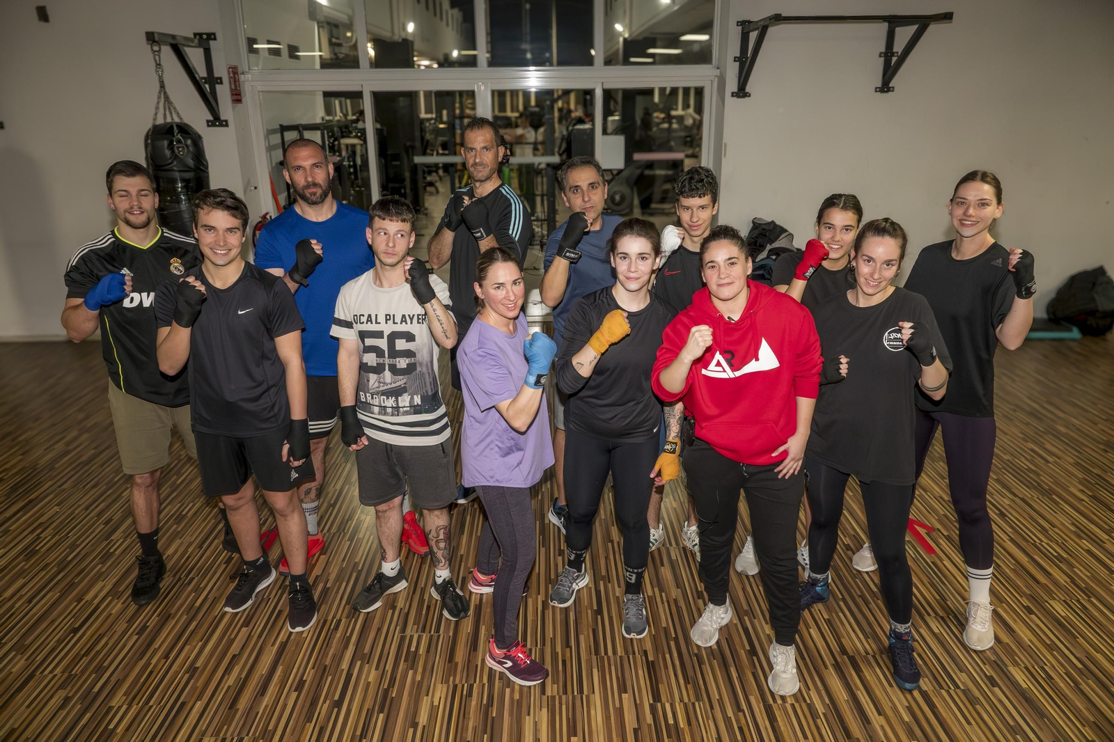 Galería | Así entrenan boxeo en el Gimnasio Arenal