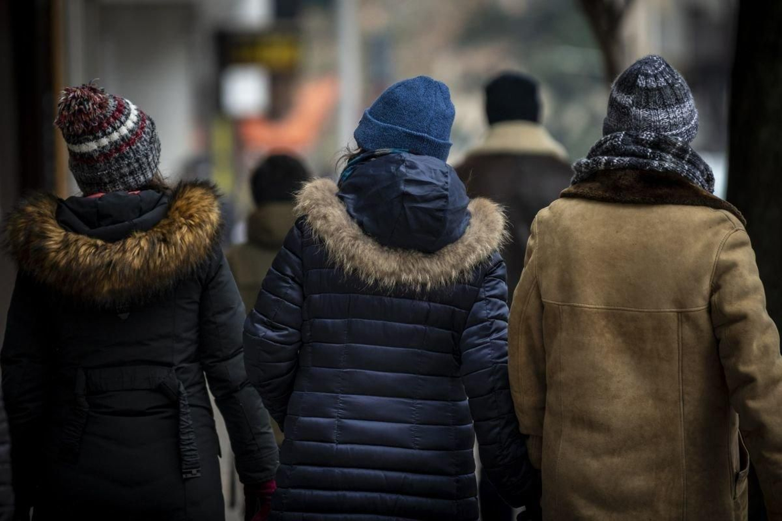 Día de frío en Ourense