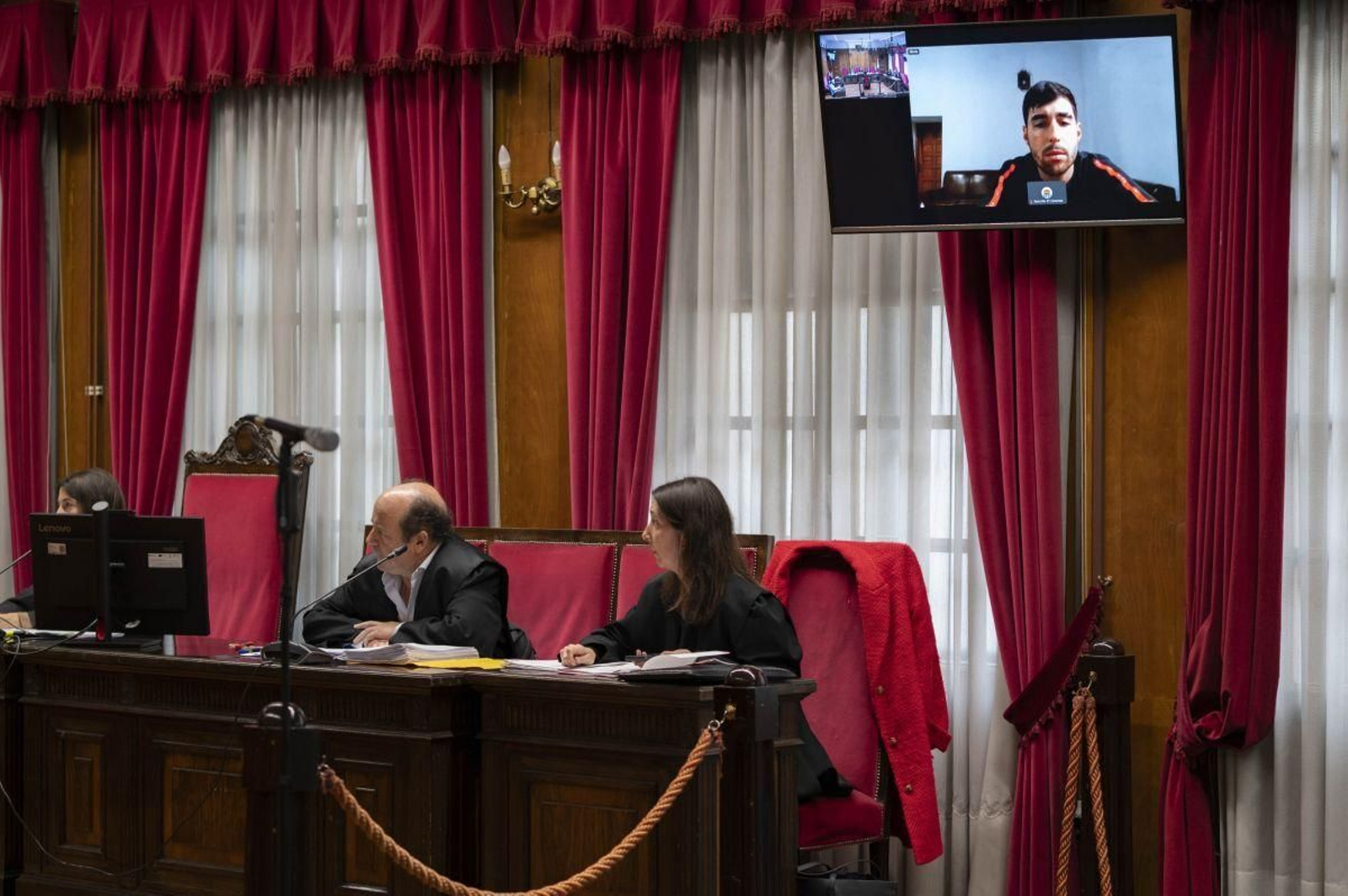 El acusado, en el juicio.