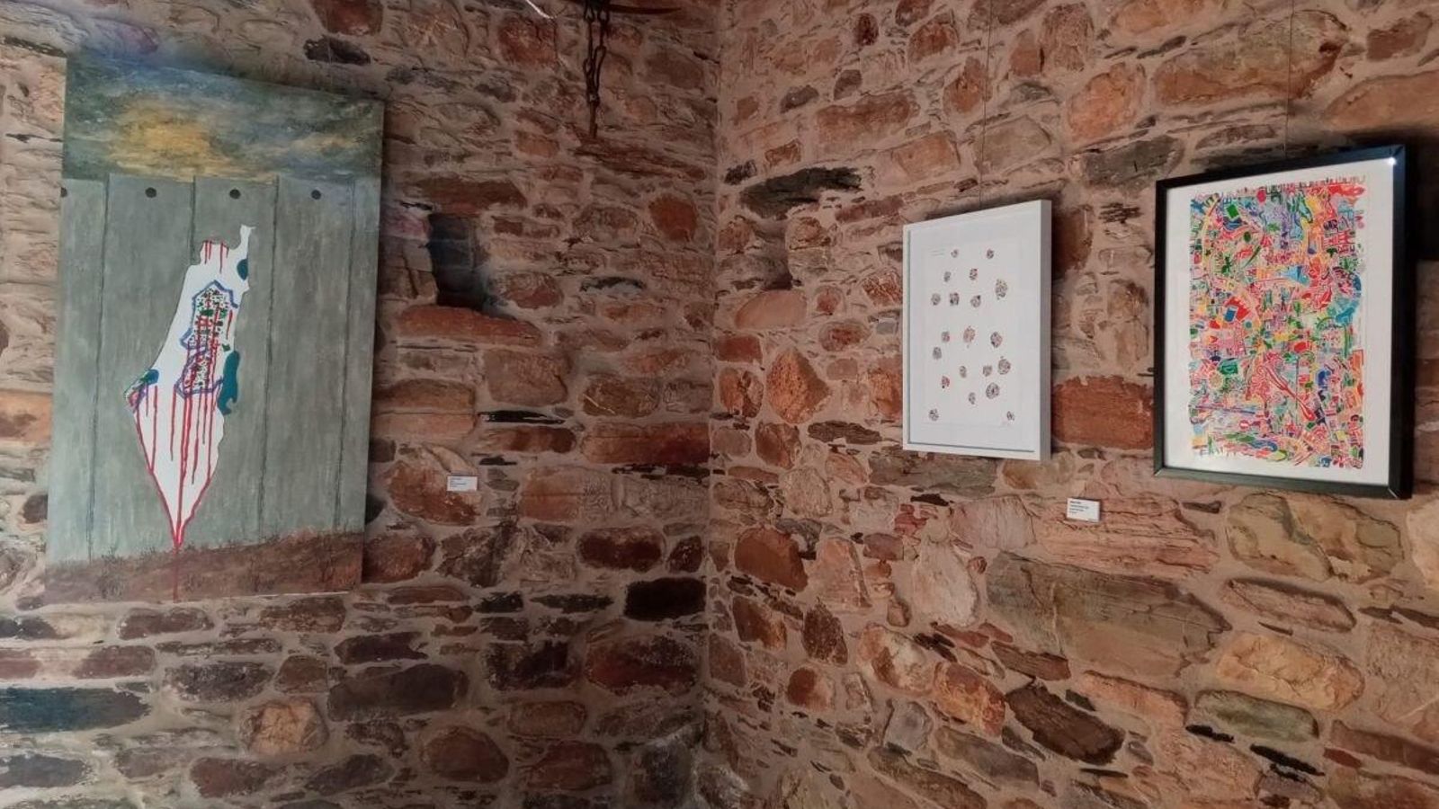 Obras de la última muestra de Córgomo Arte.