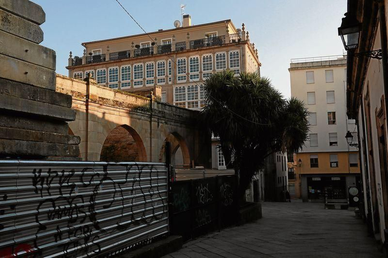 Obras del Museo Arqueolóxico, de las escasas inversiones que están en marcha. José paz