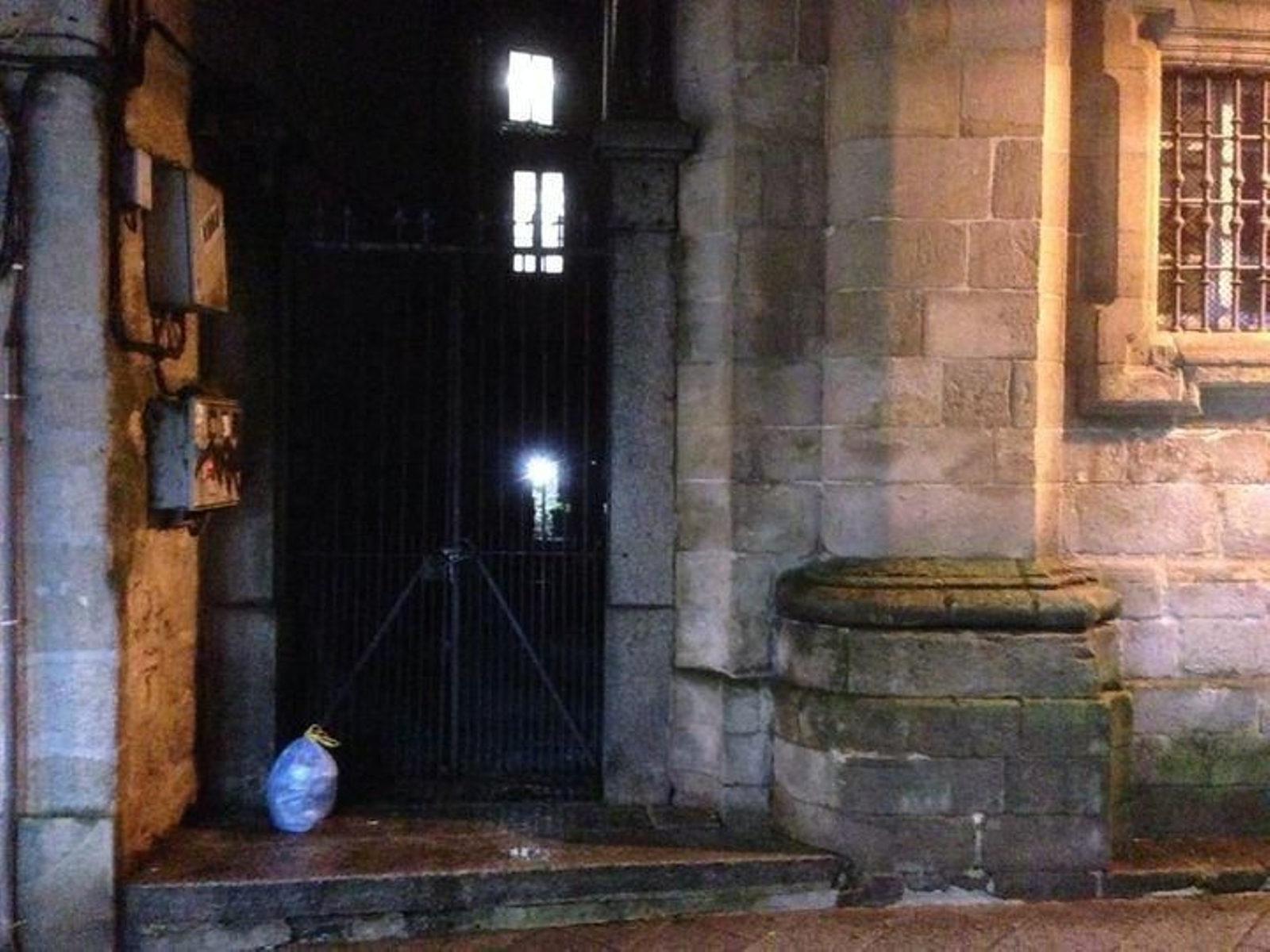 Lugar de la calle Lamas Carvajal donde estaría ubicada la Sinagoga en 1345.