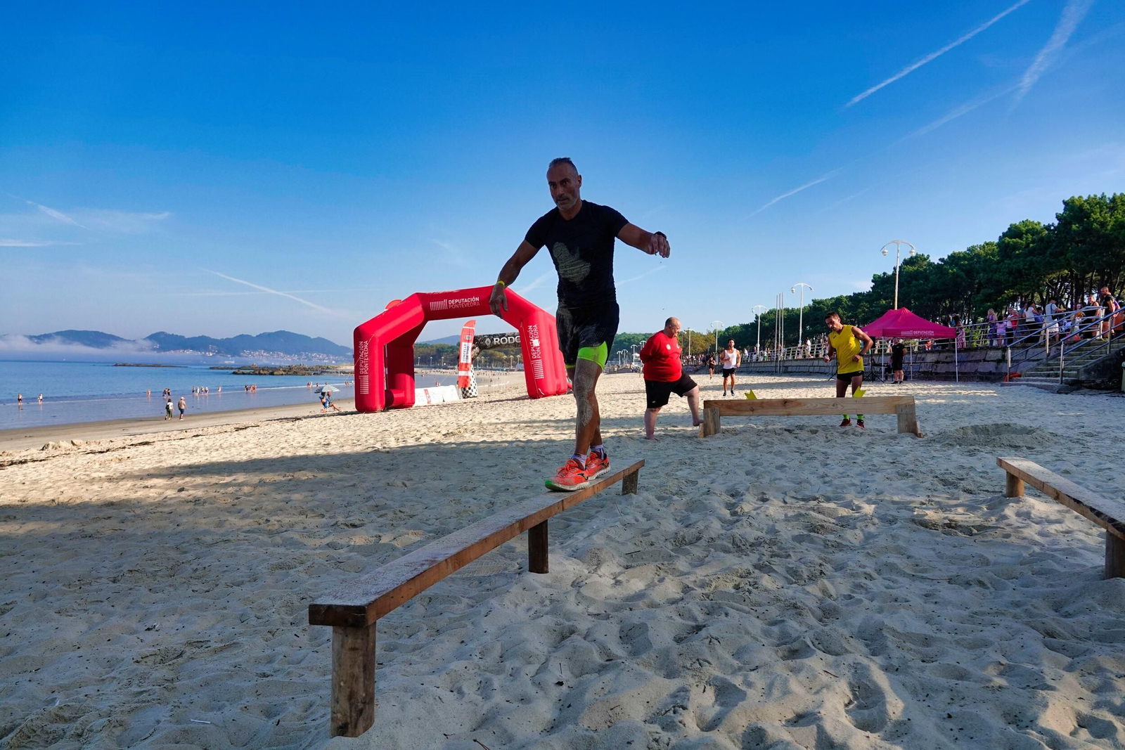 Participantes en el desafío Boot Camp en Samil.