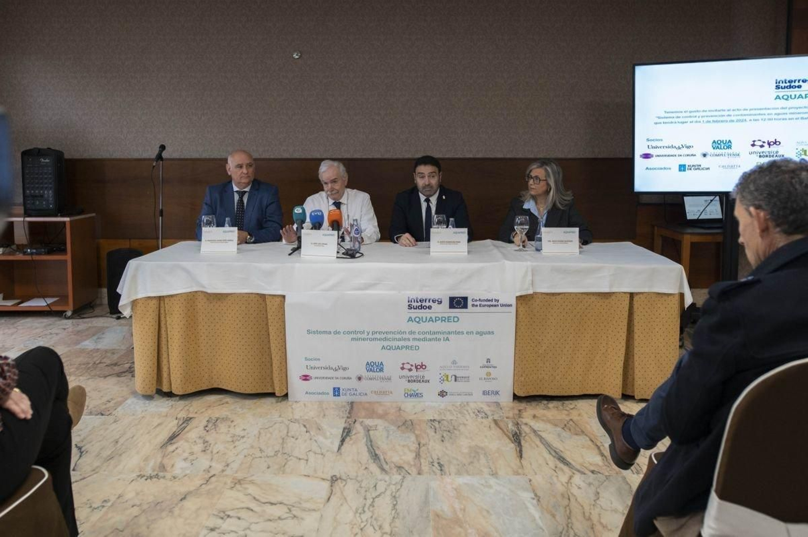 Francisco Javier Soto, José Luis Legido, Javier Rodríguez y Belén Gómez (Martiño Pinal).