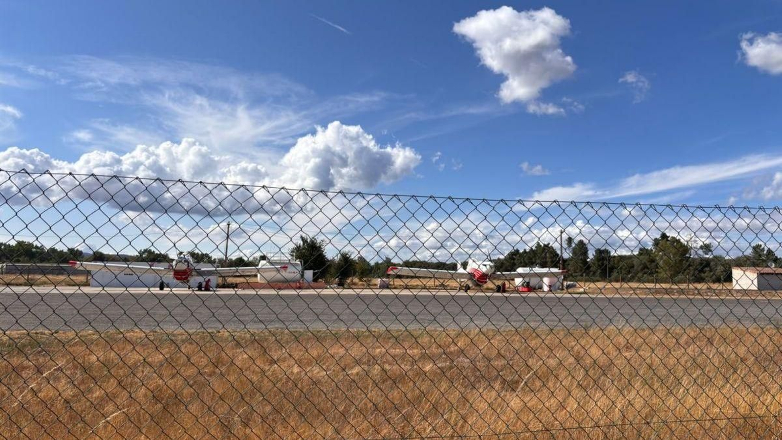 La base aérea Antela en el Concello de Sandiás.