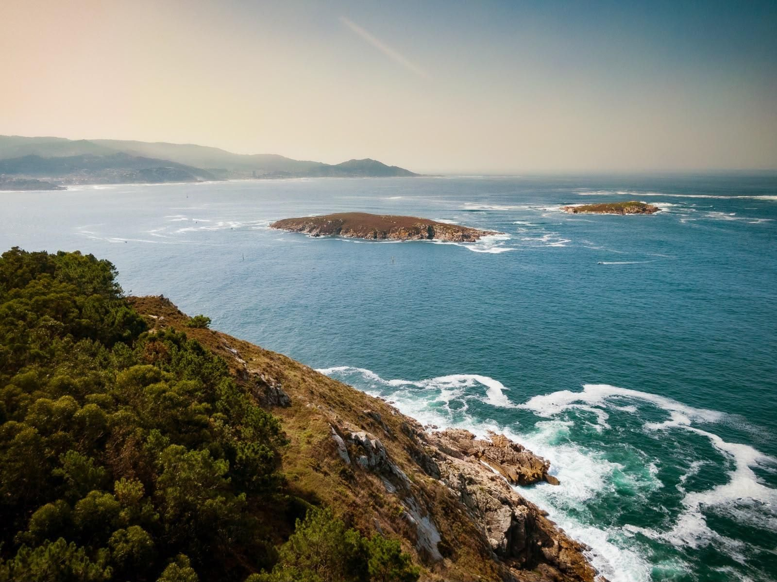 Las islas Estelas, en la Ría de Vigo, frente a Cíes y Monteferro